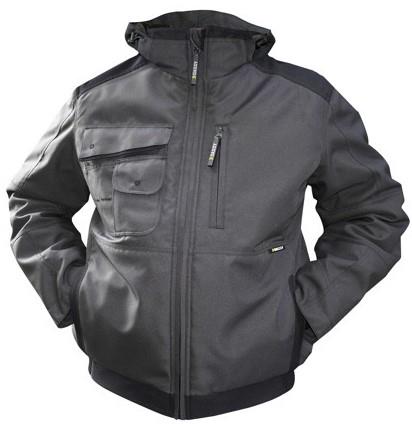 Dassy winterjas austin grijs zwart xxl