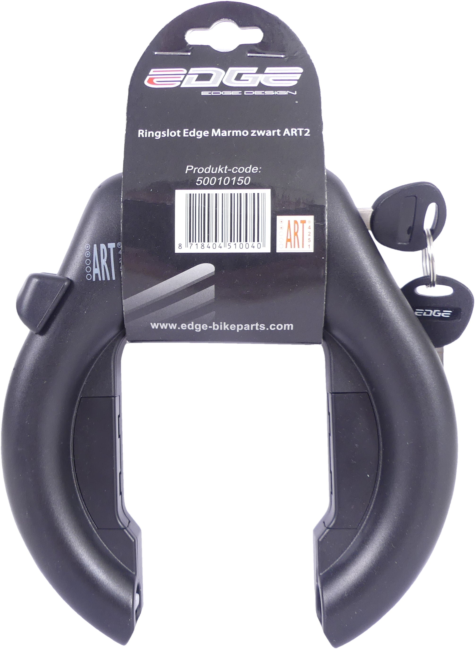 Ringslot Edge Marmo ART2 - zwart