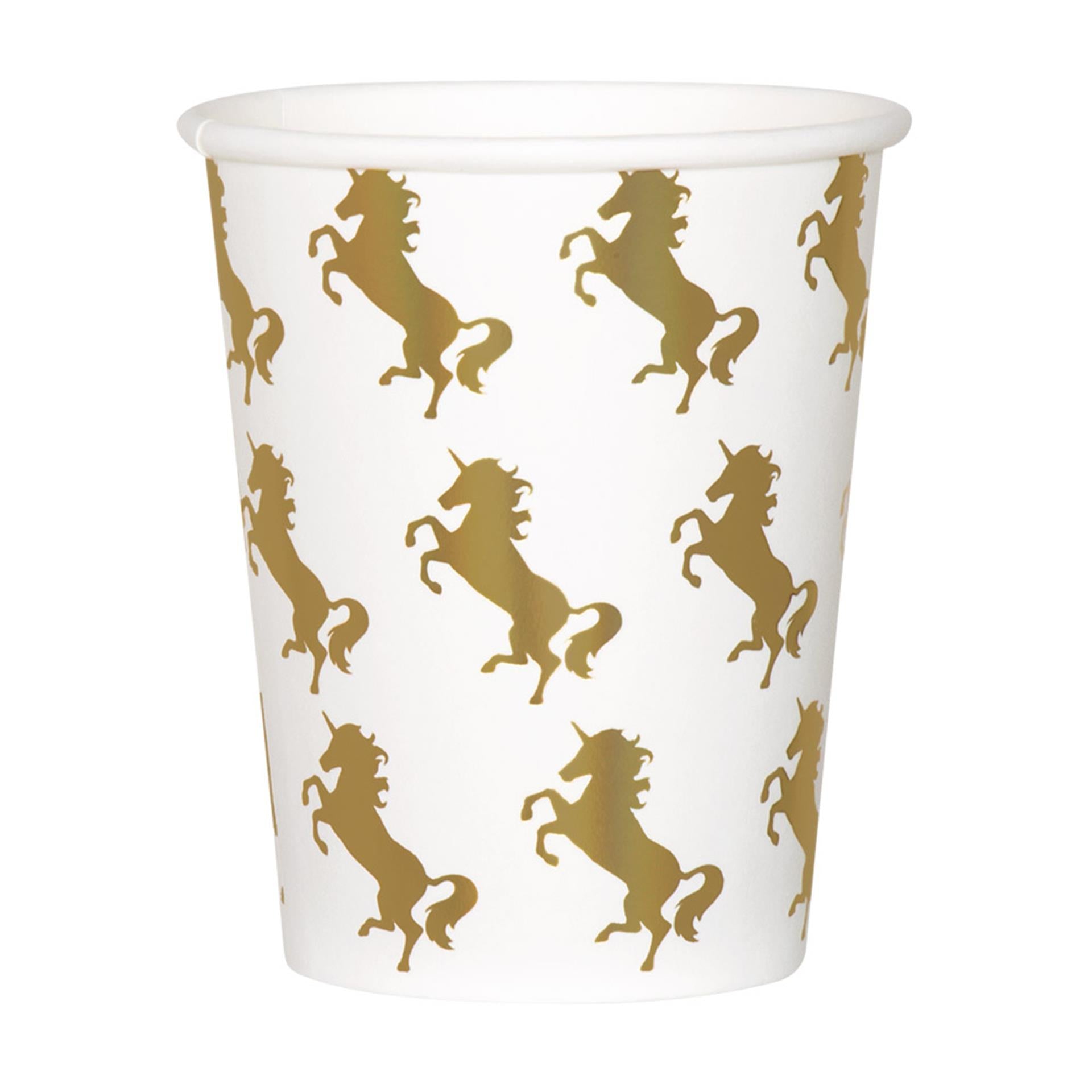 Boland papieren bekers unicorn set a 10 21cl