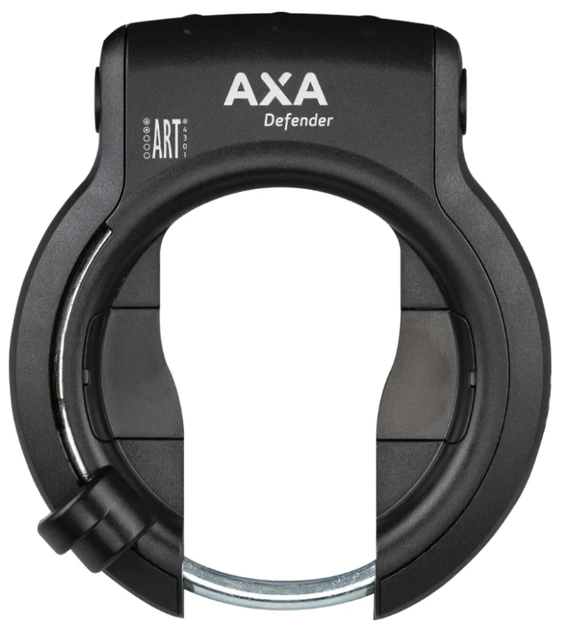 AXA Defender frameslot, 12 beveiligingsniveau, ART 2 sterren, flexibele bevestiging, mat zwart
