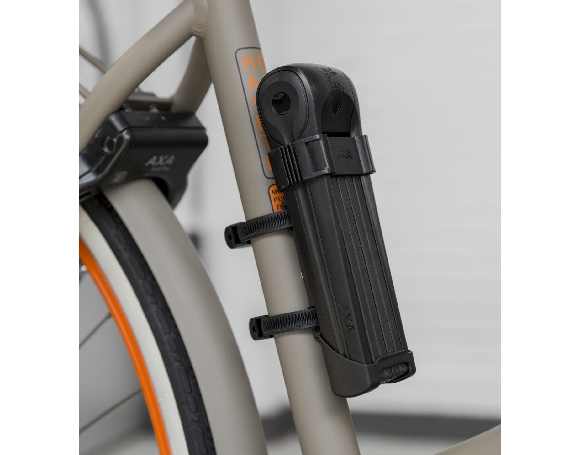 vouwslot Fold 85 cm met houder zwart