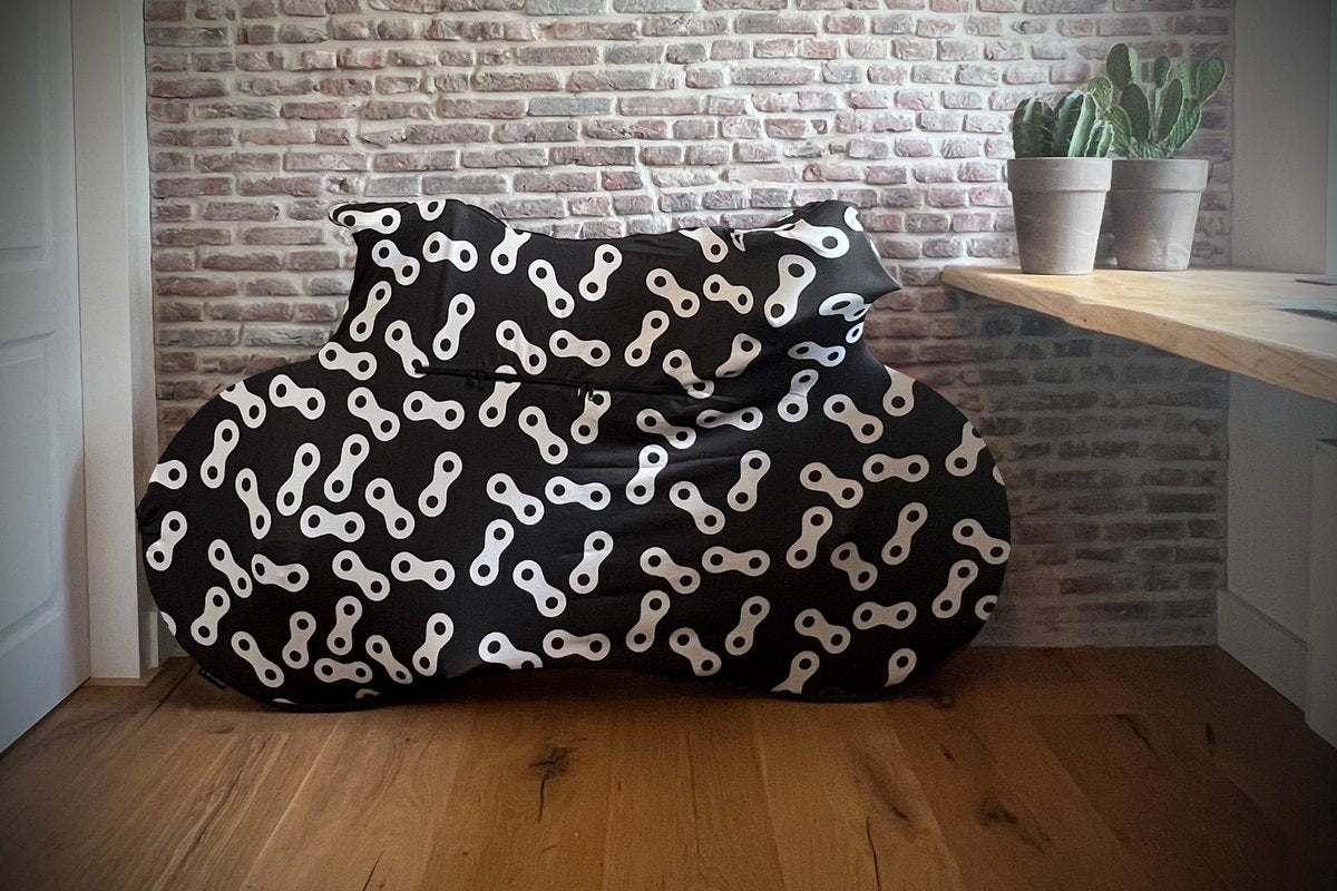 Fietssok DS Covers CHAINS - geschikt voor op de fietsdrager - zwart