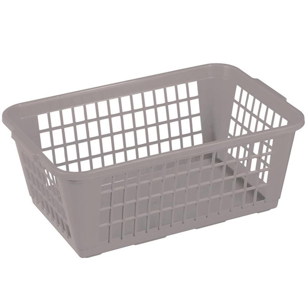 Sunware basis opbergmandje 31x20x12 cm grijs