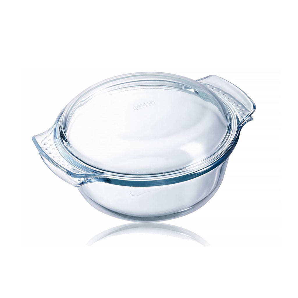 Pyrex dekschaal 3,75l rond klassiek