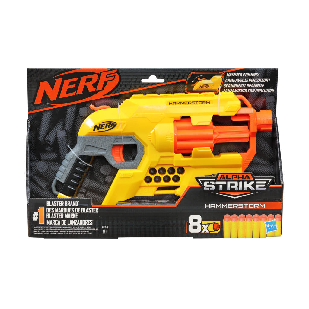 Nerf Alpha Strike Hammerstorm Blaster + 8 pijltjes