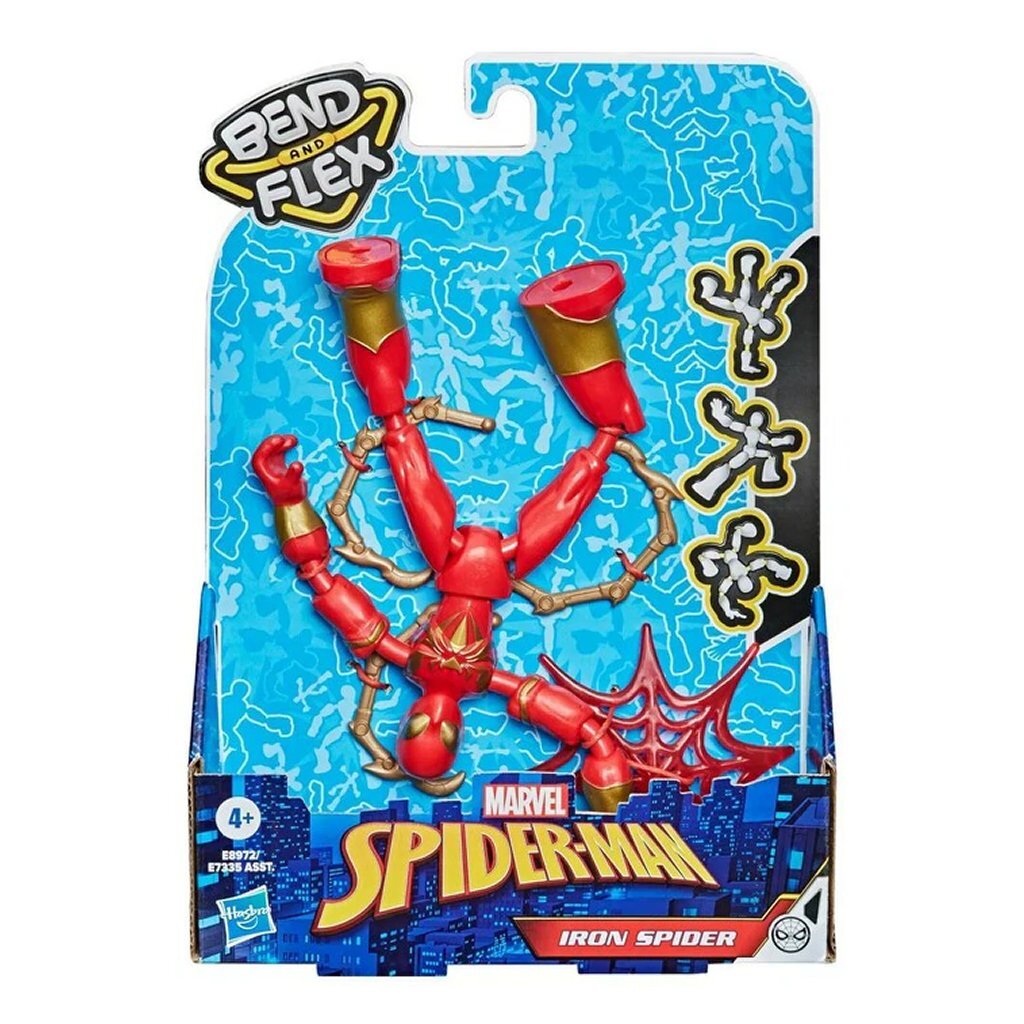 Spiderman bend en flex actiefiguur