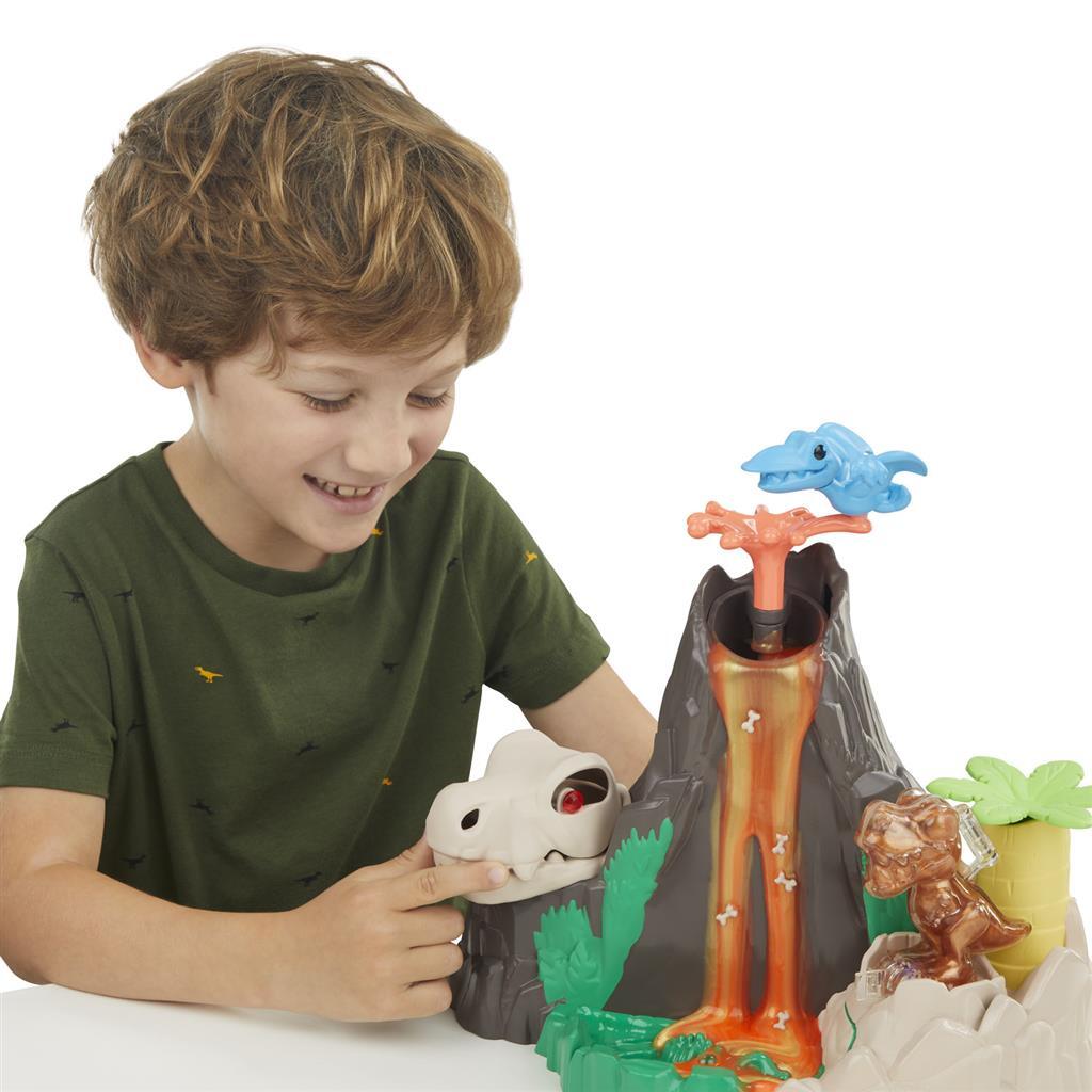 Play-doh slijm hydro glitz dino vulkaan