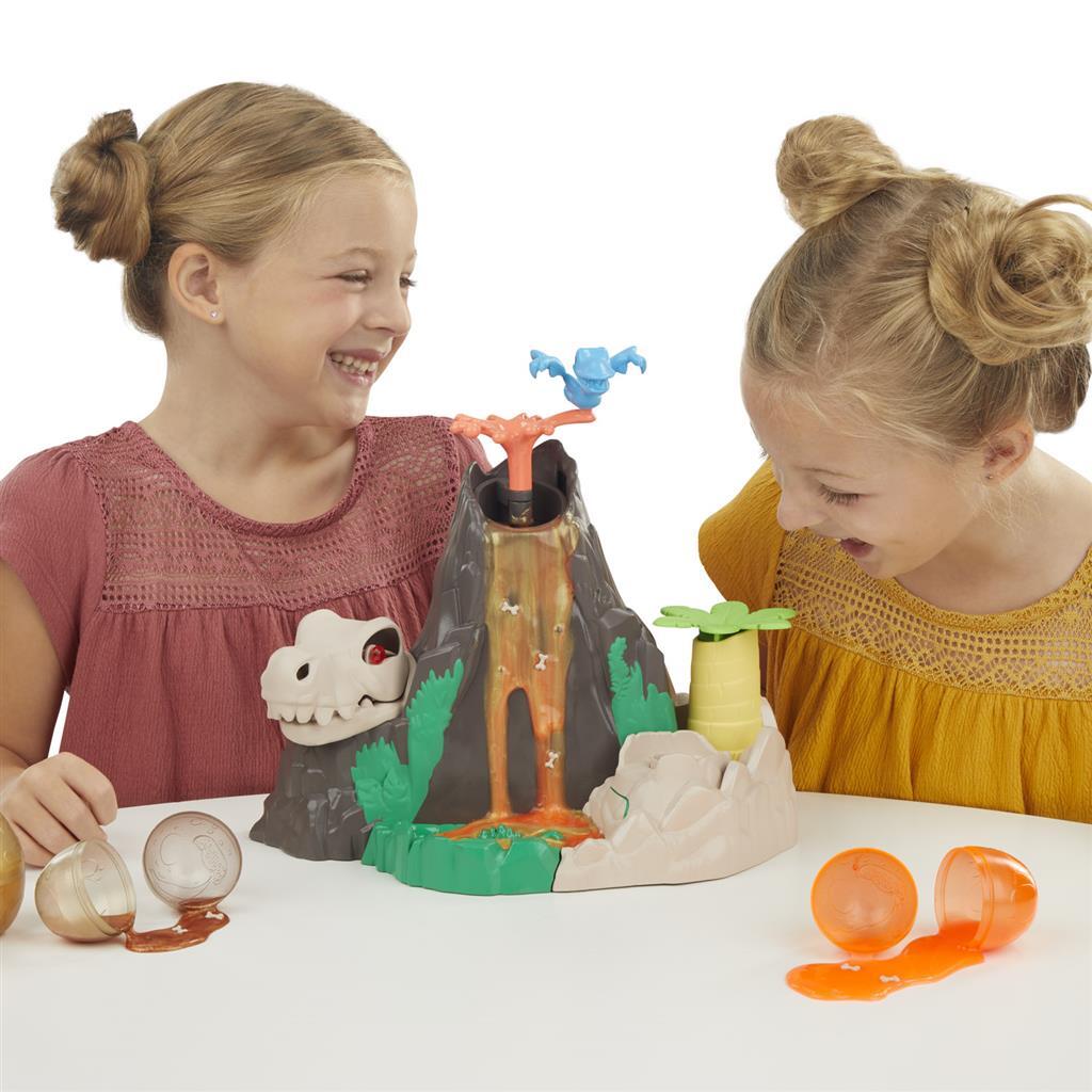 Play-doh slijm hydro glitz dino vulkaan