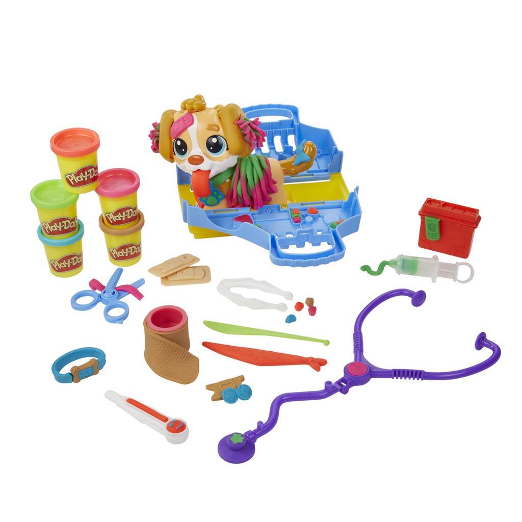 Play-Doh veterinarian playset - modelling clay - includes 5 pots - crafts for children