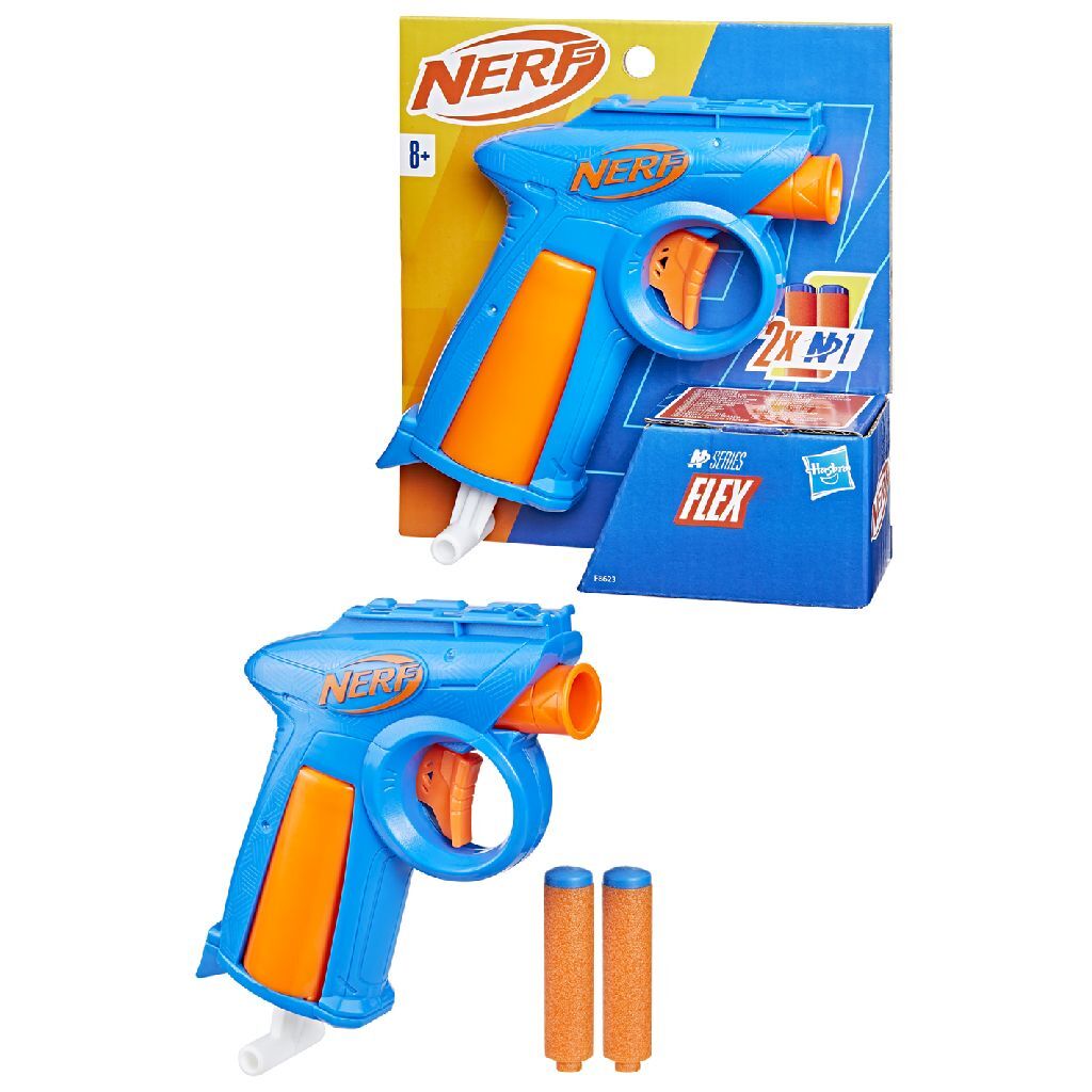 Nerf N-serie flex blaster + 2 darts