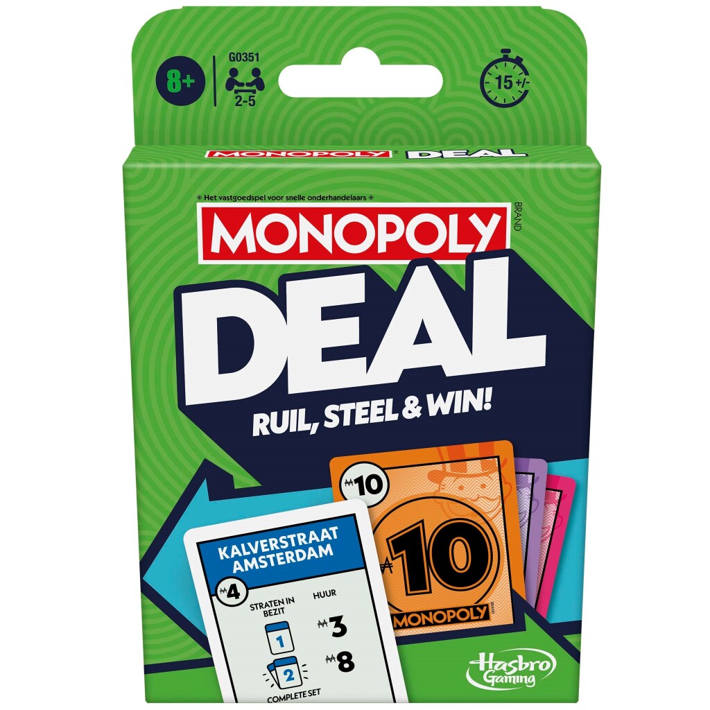 Hasbro Monopoly-deal vernieuwd