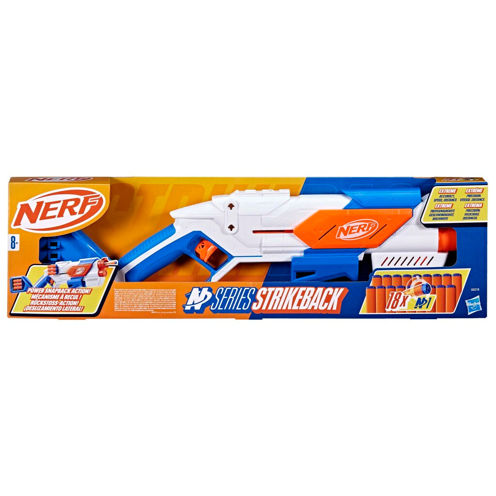 Nerf N-serie Strikeback Blaster + 18 darts