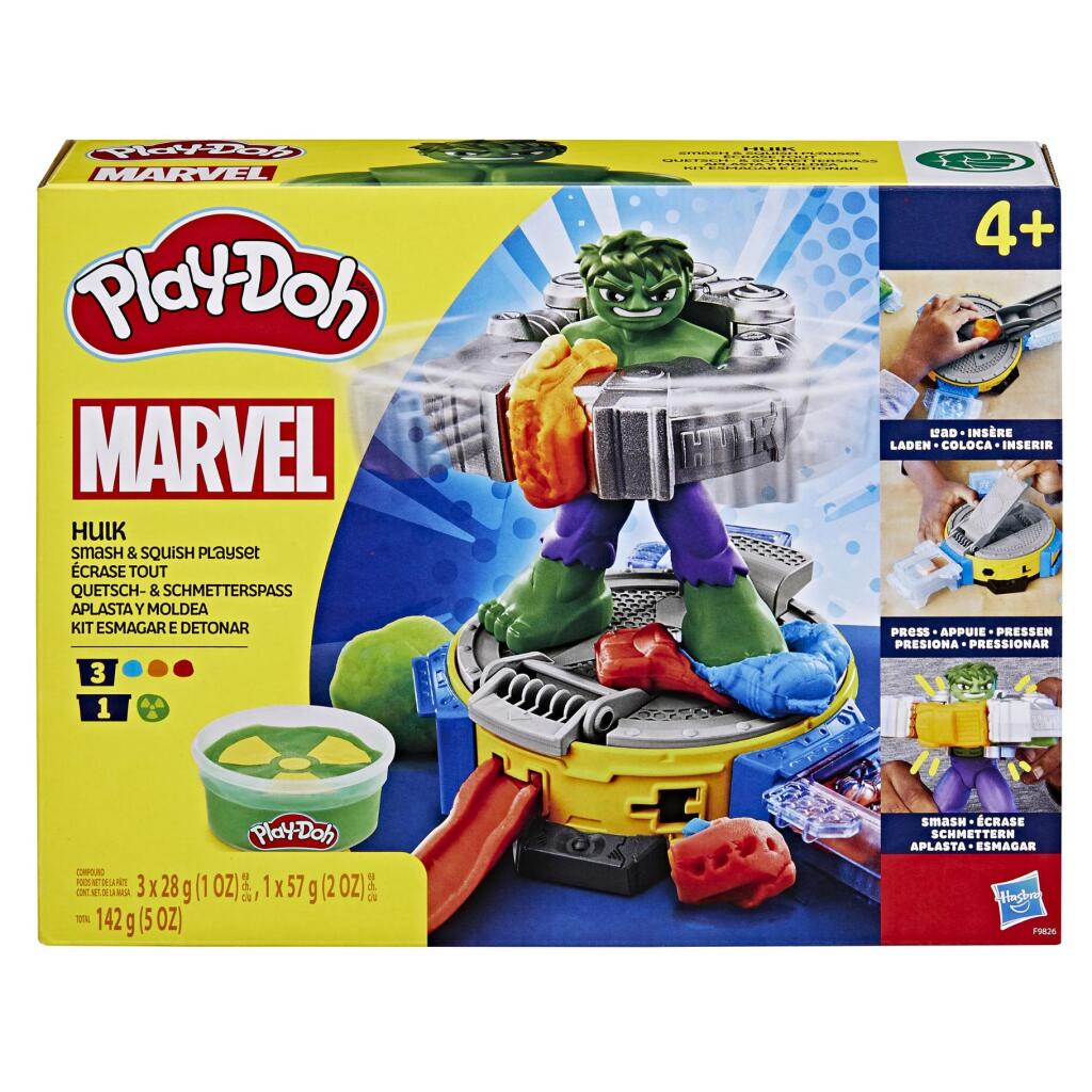 Play-doh hulk smash en squish