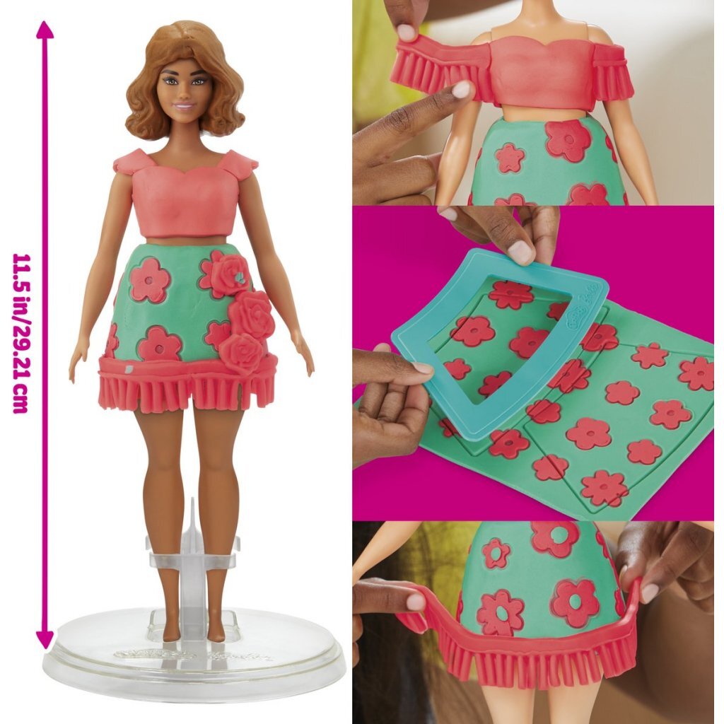 Play-doh barbie florals and fringe