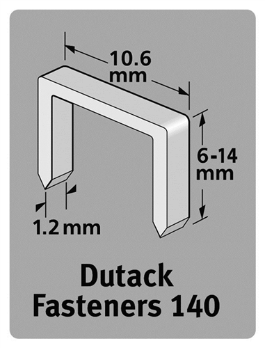 Dutack nieten serie 140 6mm 1000st (nml)