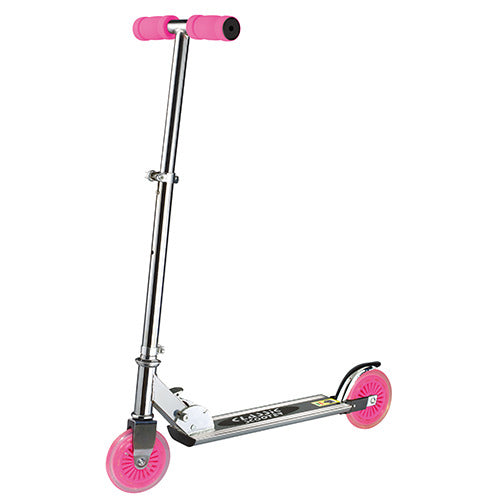 Basis nieuwe klassieke scooter aluminium roze
