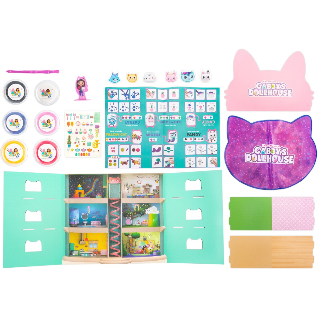 Gabby's poppenhuis gabby #039;s poppenhuis mini kleiwereld