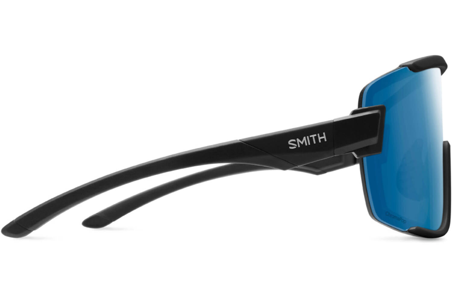 Smith - bril wildcat matte black chromapop gepolariseerde blauwe spiegel