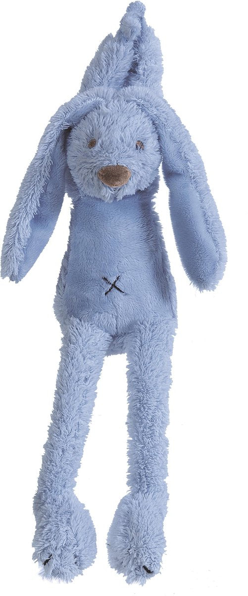 Happy horse konijn richie muziekknuffel - donkerblauw - baby cadeau