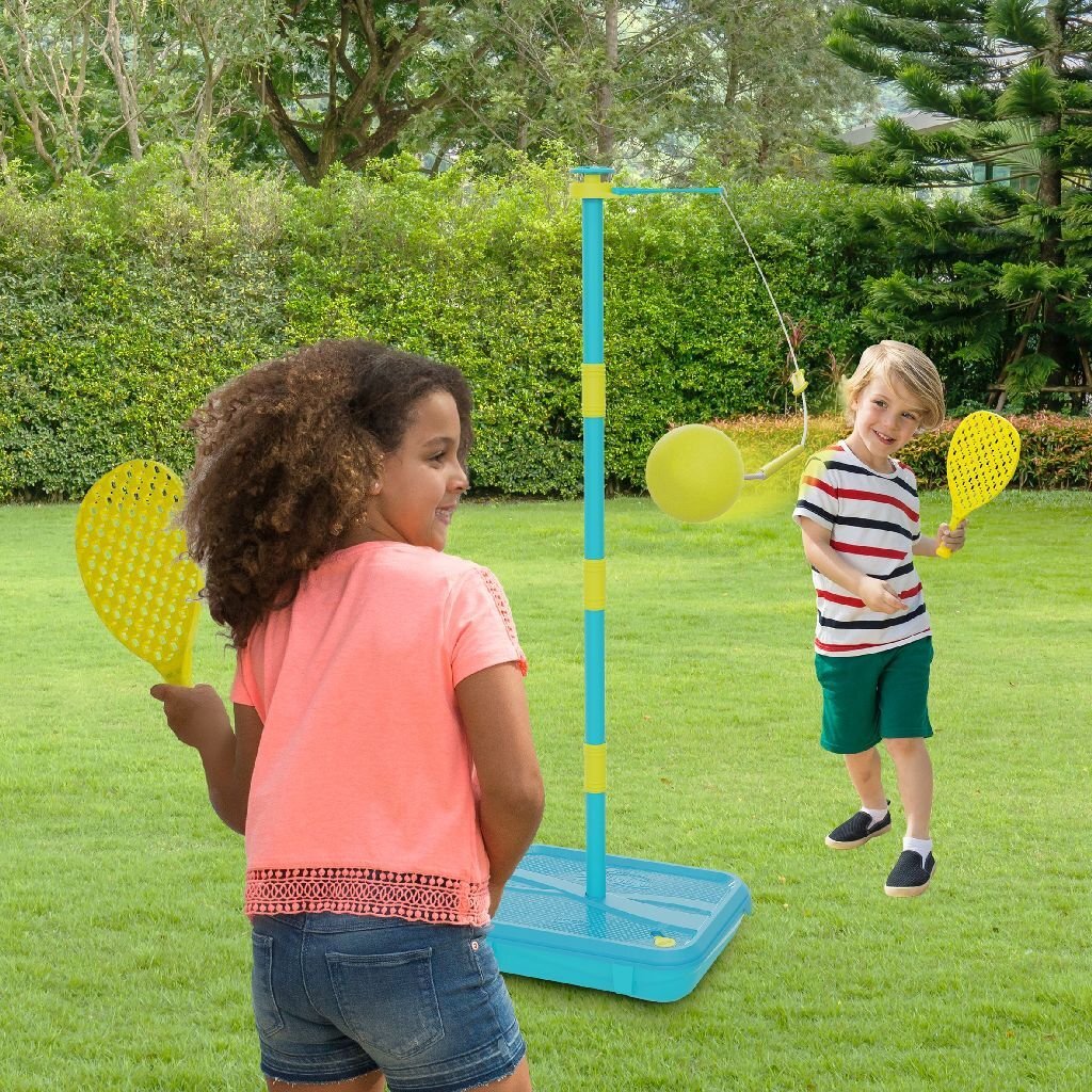 Abi Mookie swingball vroege leuke tennis