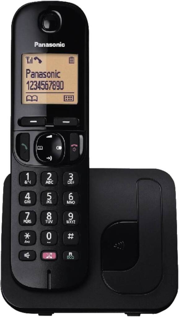 Panasonic kx-tgc250nlb telefoons mono black
