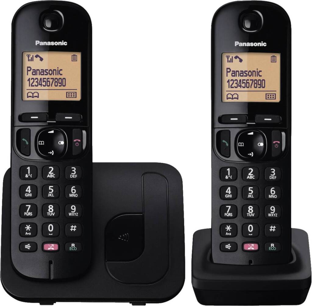 Panasonic kx-tgc252nlb telefoon duo black
