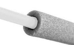 Tuyau anti-cliquetis mousse Elvedes 75 cm x ø11,0 6,0 mm (10 pièces)