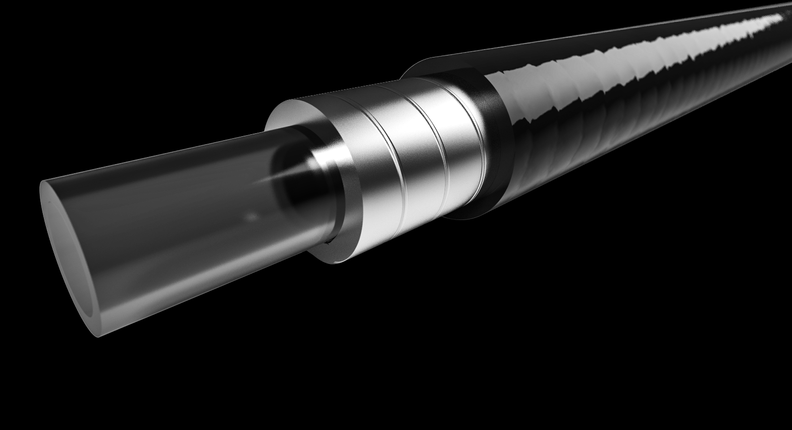 Rem buitenkabel met uitvoering 10 meter Ø5,0mm -