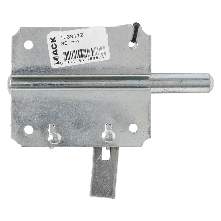 Mack 1069112 - hangslotgrendel blauw verzinkt80 mm | 5 stuks