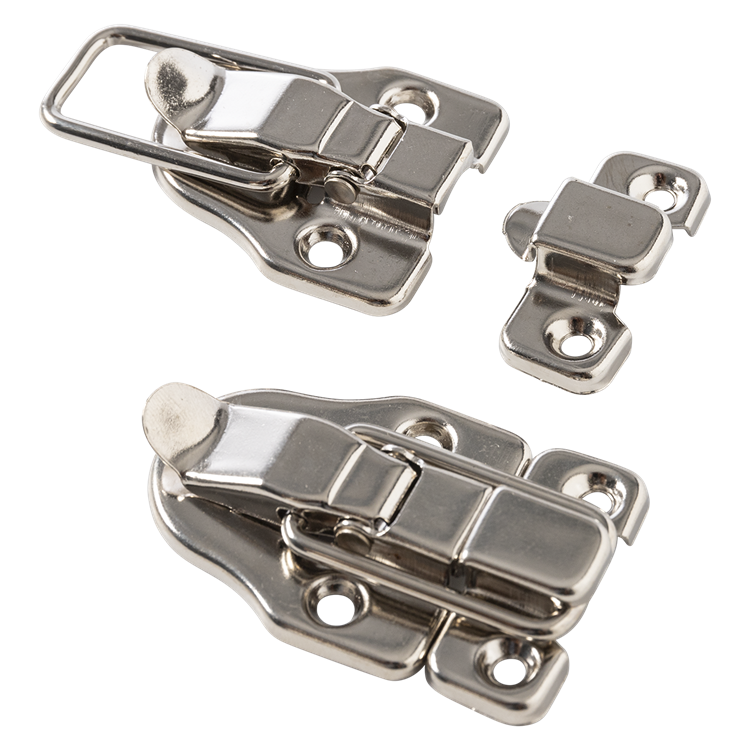 Mack 1071221 - kofferslot vernikkeld 61 mm | 5 stuks