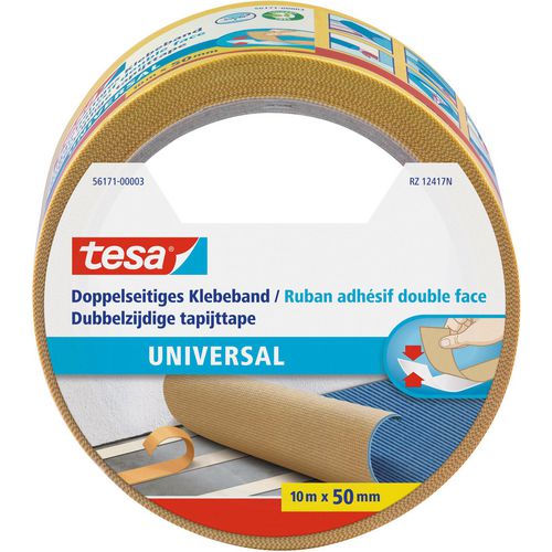 Dubbelzijdige tape tesafix 56171 50 mm x 10 m wit