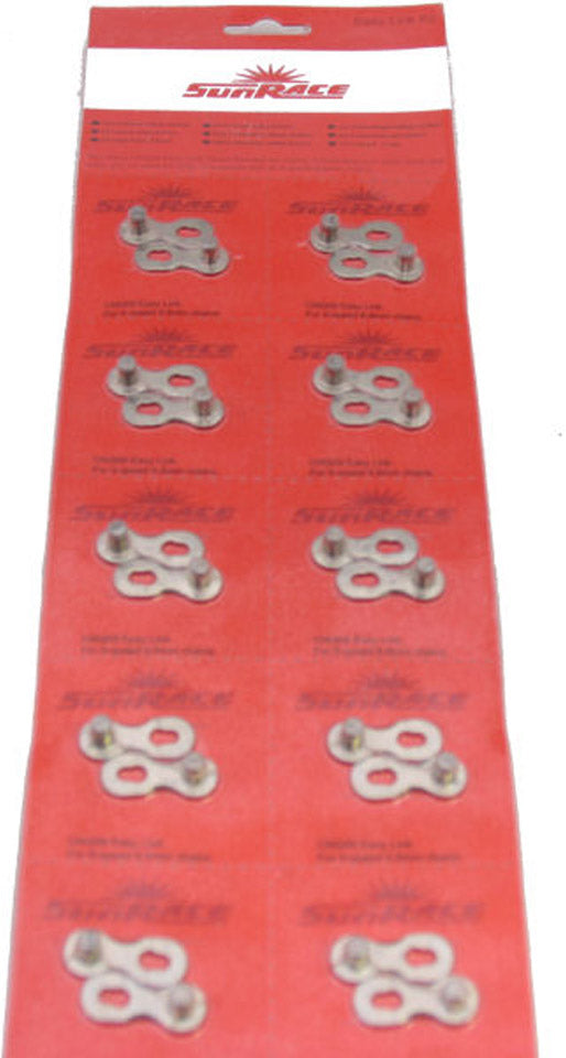 Sunrace Kettingschakel 9 versnellingen CNQ09 Easy Link (10 stuks)
