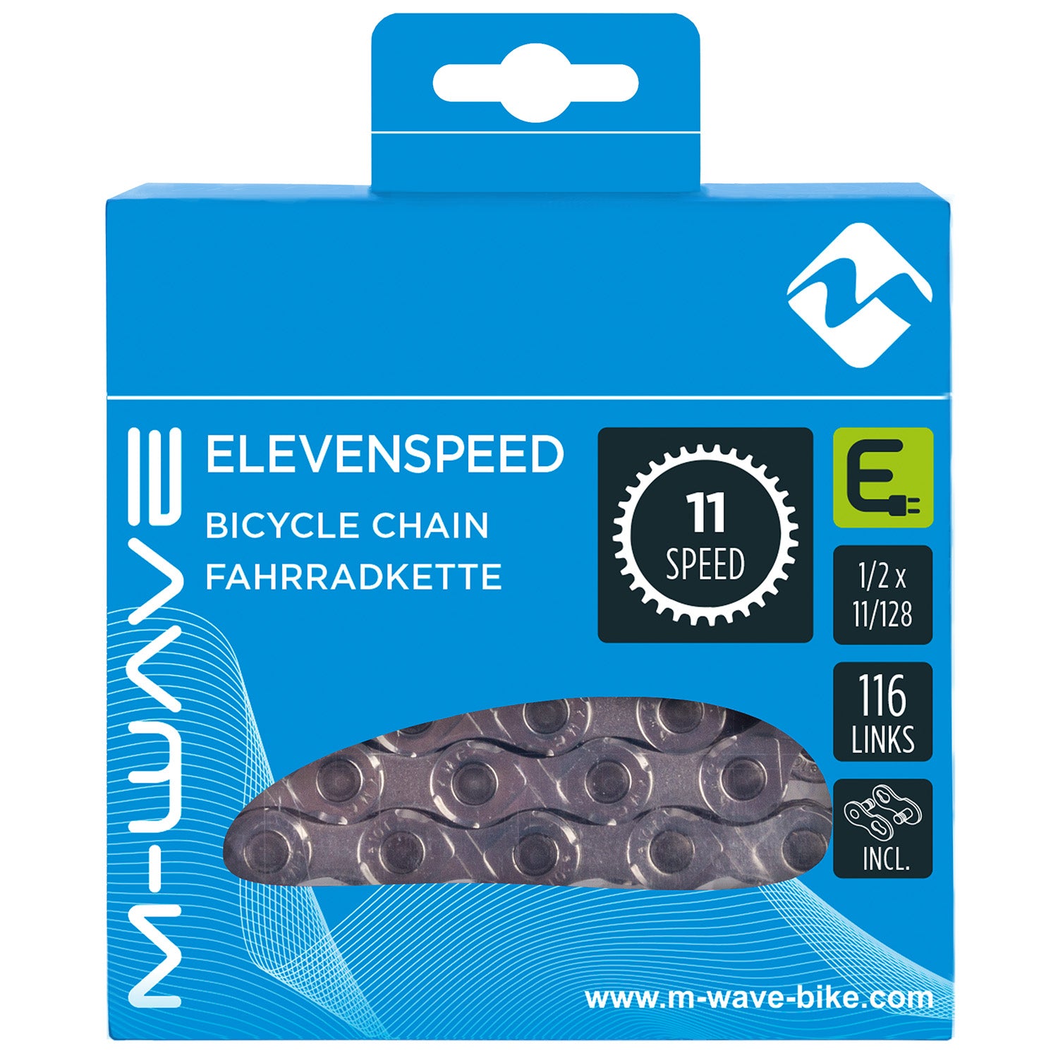 M-Wave M-wave (kmc) ketting e-bike 11 speed 116 schakels zilver