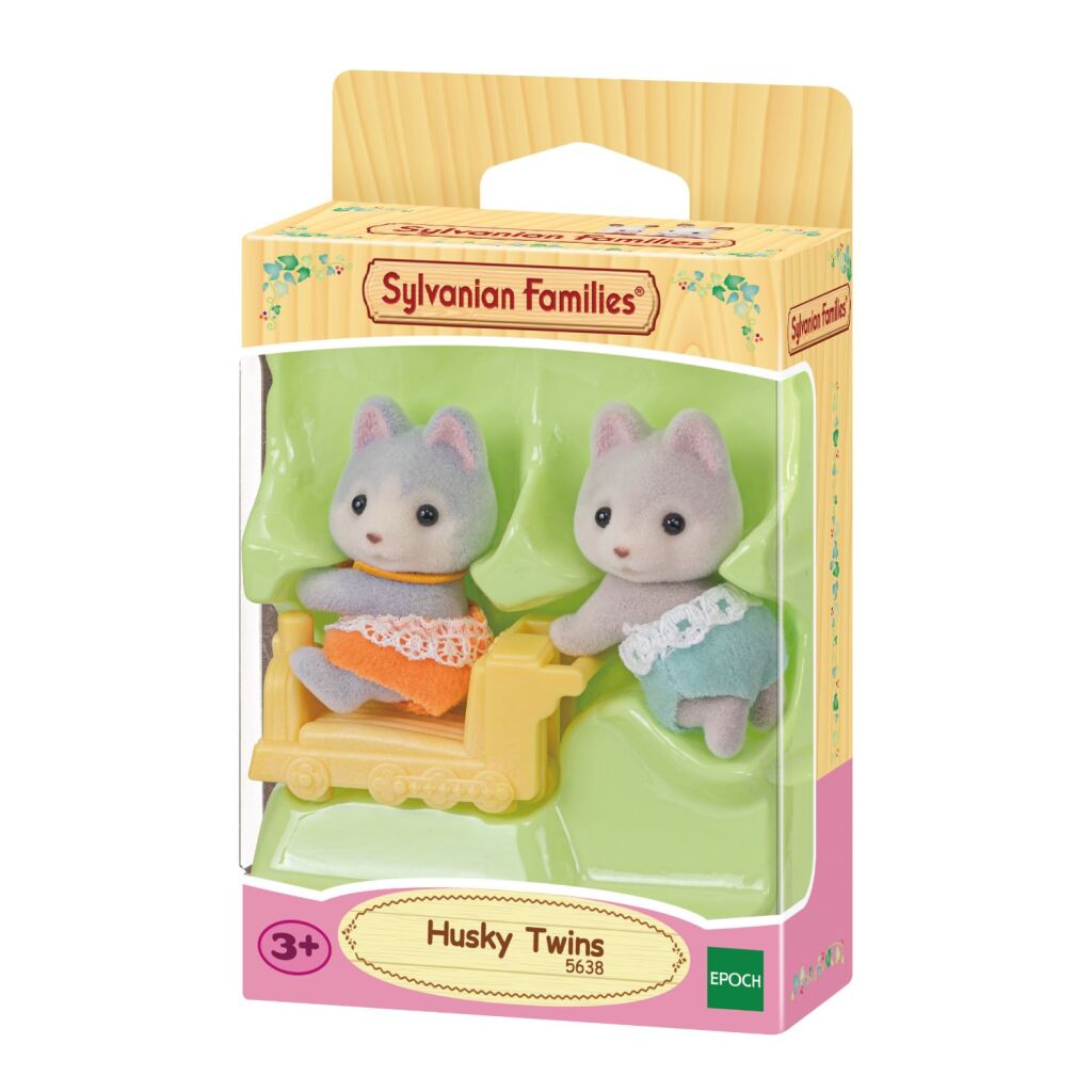 Sylvanian families 5638 husky tweelingen