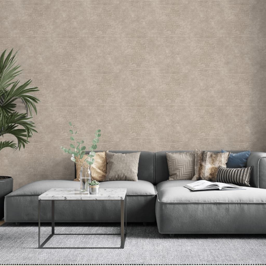 Noordwand behang croco beige