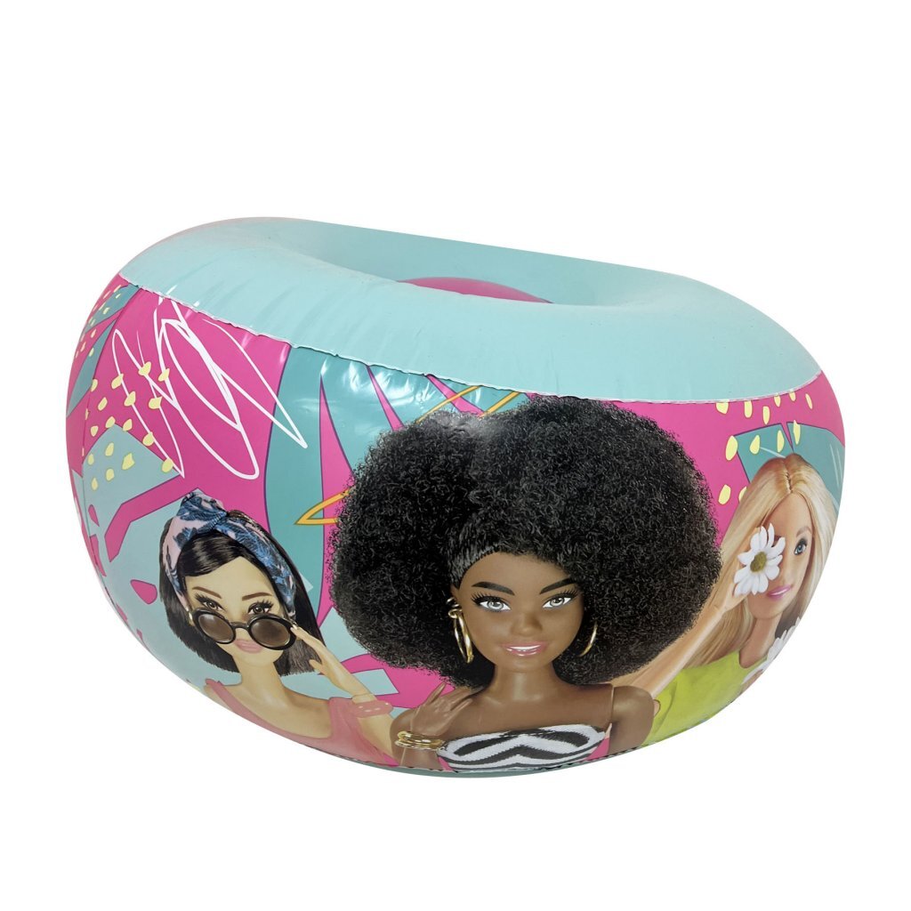 Opblaasbaar barbie stoel