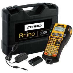 Industriële labelprinter dymo 5200 kofferset geel, zwart