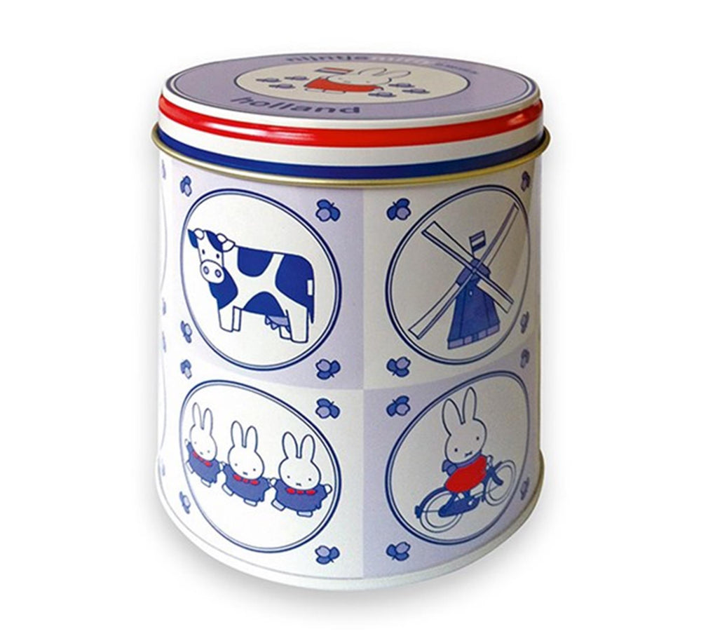 Bewaarblik nijntje souvenir blauw ø10xh11,5cm