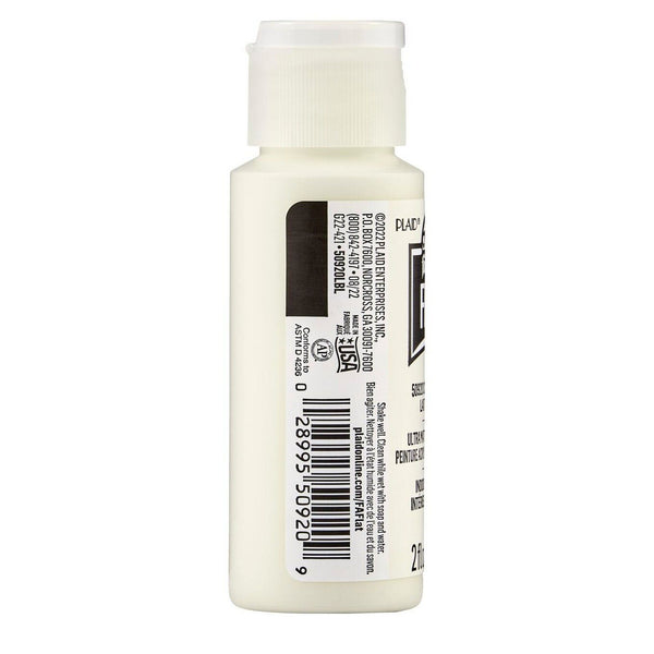 Folkart • flat ultra matte acrylic paint coconut milk 59ml