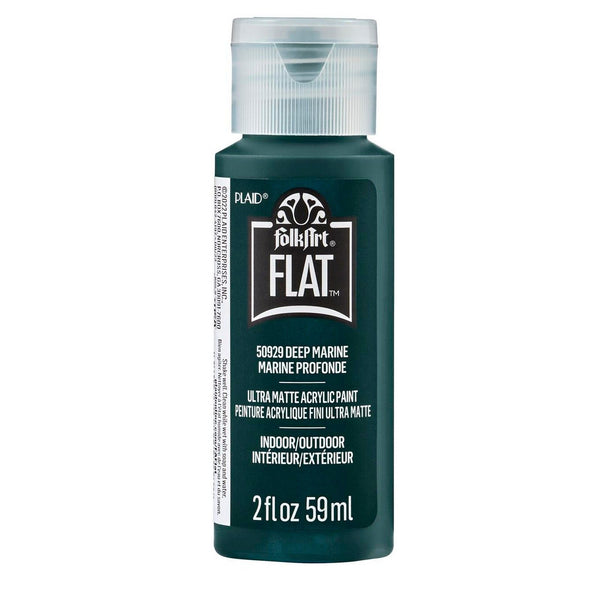Folkart • flat ultra matte acrylic paint deep marine 59ml