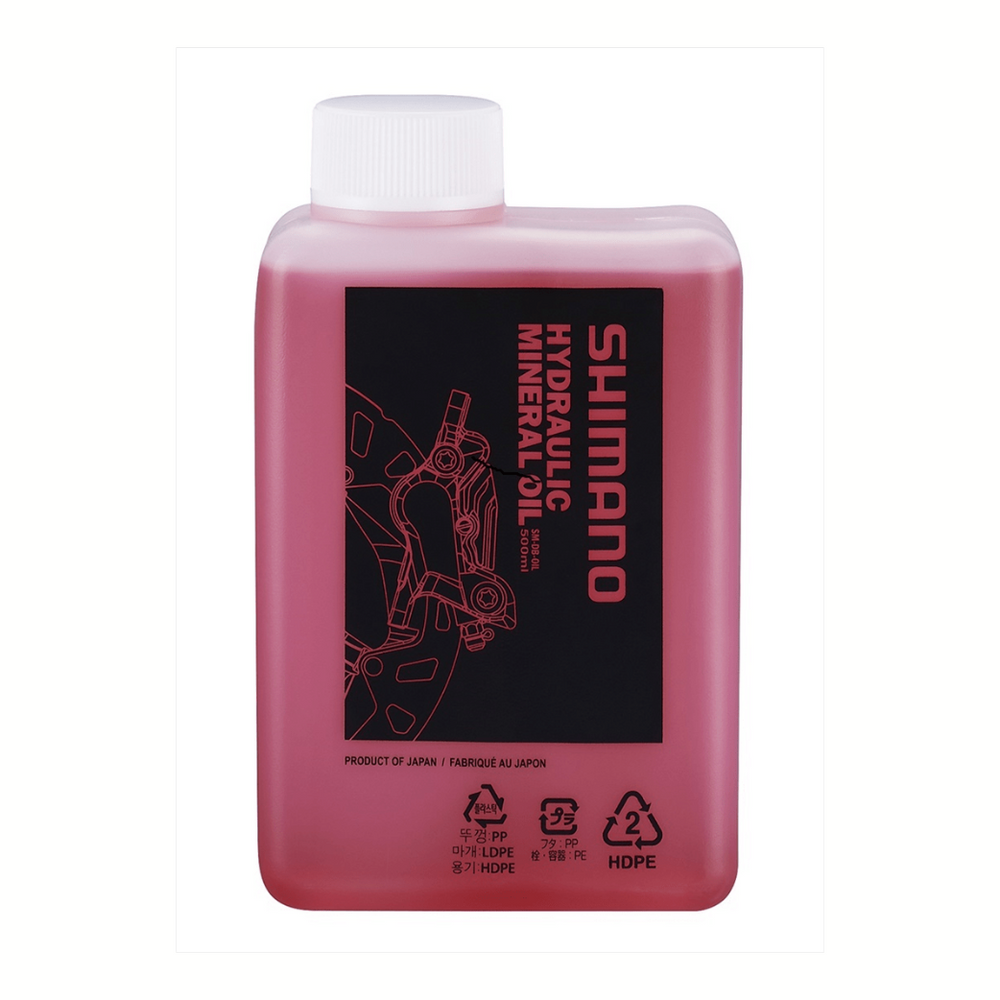 Shimano hydraulische minerale olie. Flacon 1000 ml