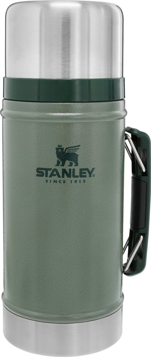 Stanley classic legendary food jar 0.94l - thermos lunchbox houdt 20 uur warm - deksel dient als kom - lekvrije voedselcontainer - bpa-vrij - vaatwasserbestendig - hammertone green