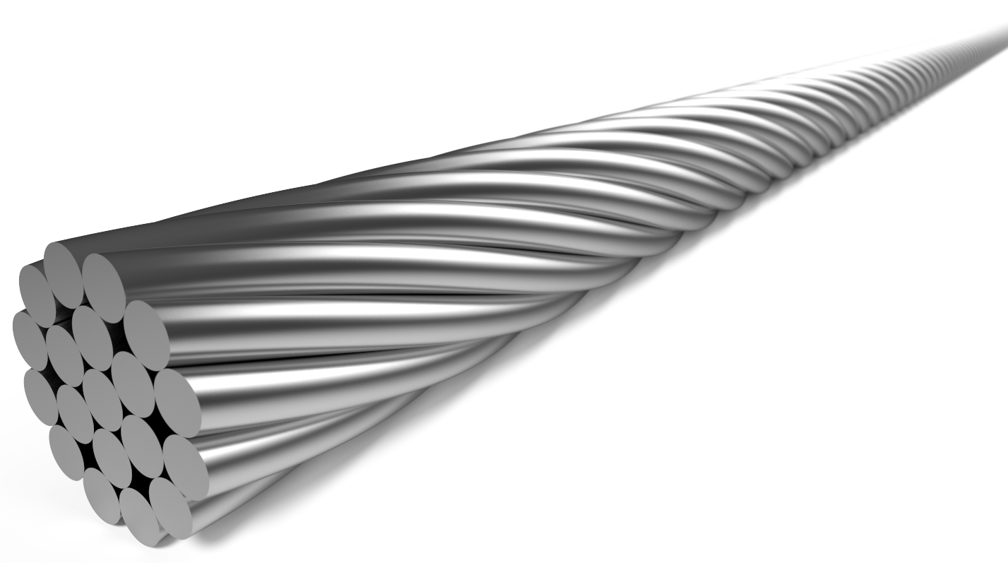 Elvedes schakel binnenkabel RVS 3m nippel 4x4 doos (50)