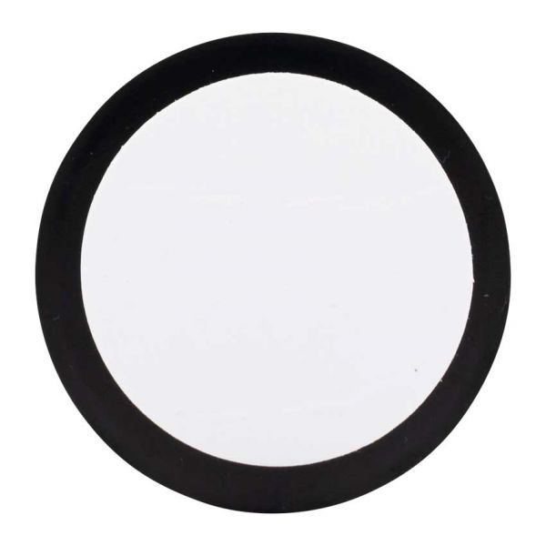 Reflector rond 70 mm. wit plak