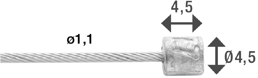 Maillon Elvedes intérieur 2250mm (100)N-nip.6472RVS-SHIM-SL-BOX