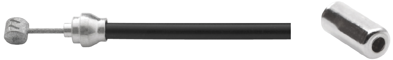 remkabelset achter 6444 universeel 1800 2000 mm zwart