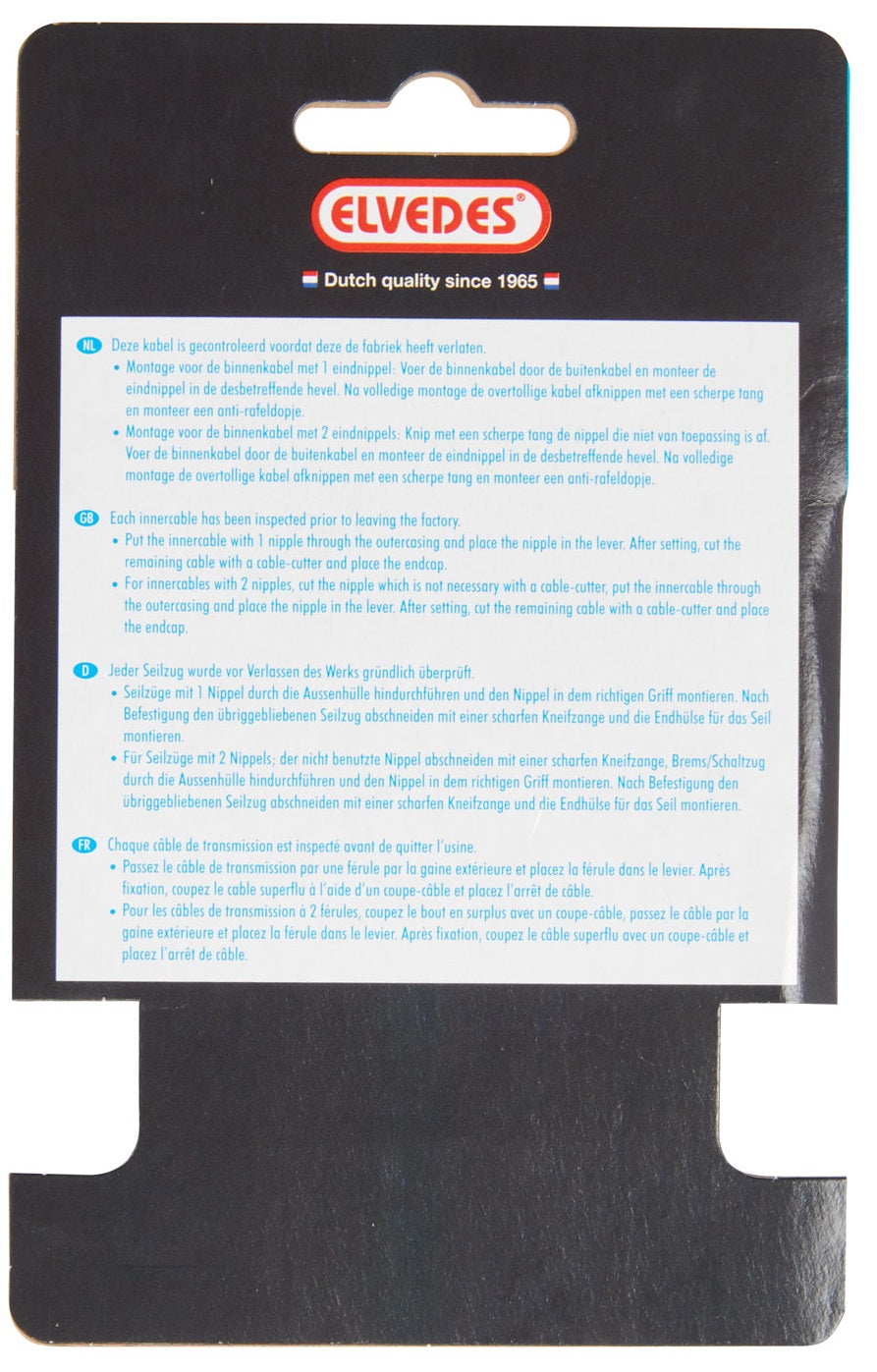 Lien Elvedes à l'intérieur d'un N-nip en acier inoxydable de 2250 mm. 6472RVS-SHIM-49-SL