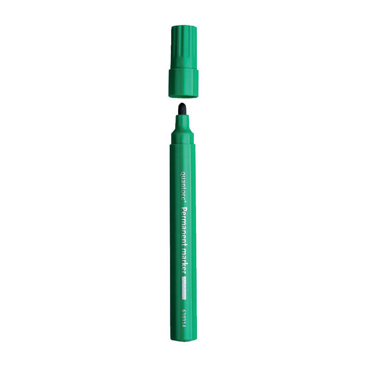Quantore permanent marker rond 1-1.5mm groen