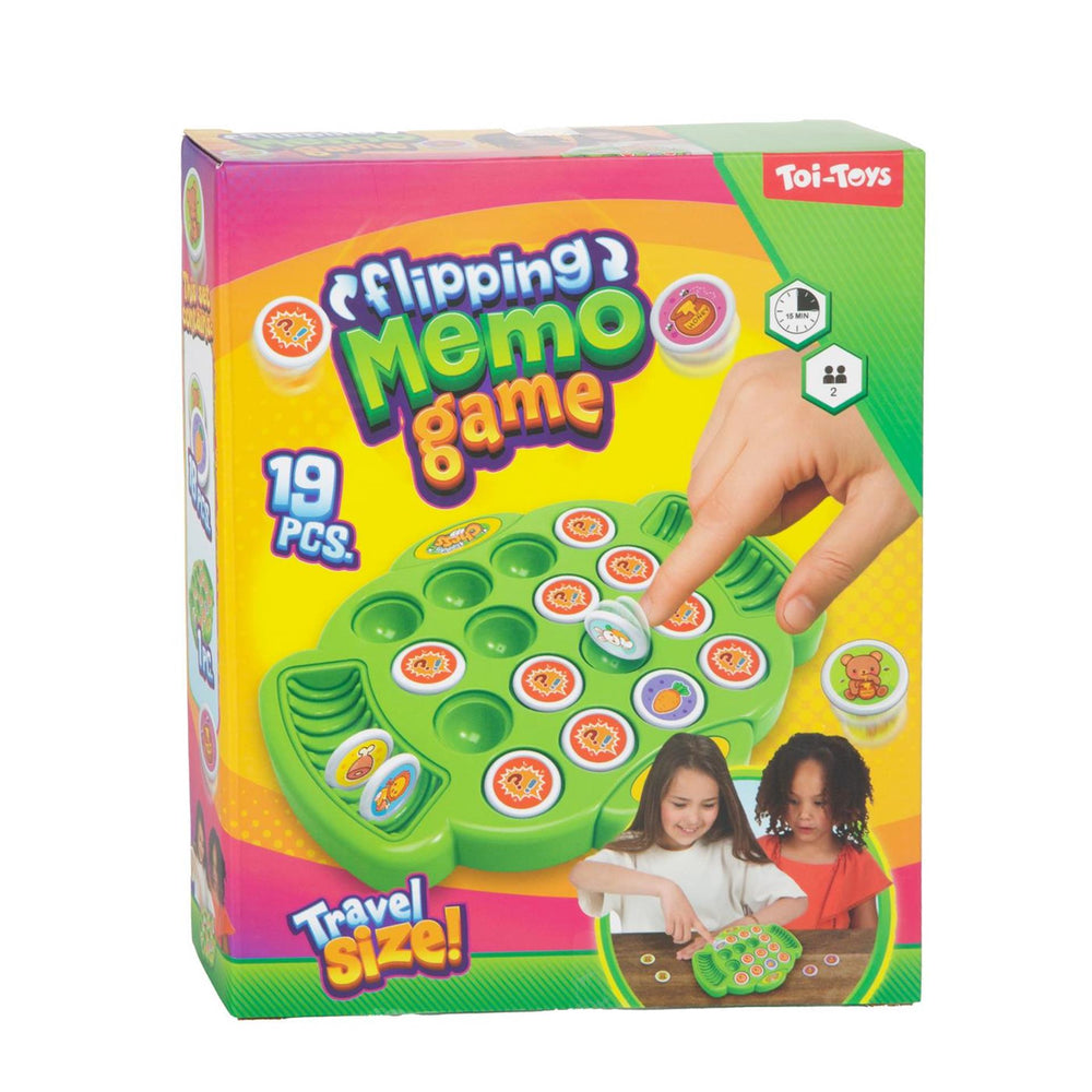 Toi-toys games geheugenspel -memo flip over- 18st+bord 2ass
