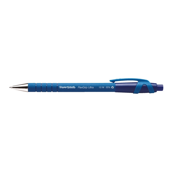 Quantore balpen papermate flexgrip ultra blauw medium